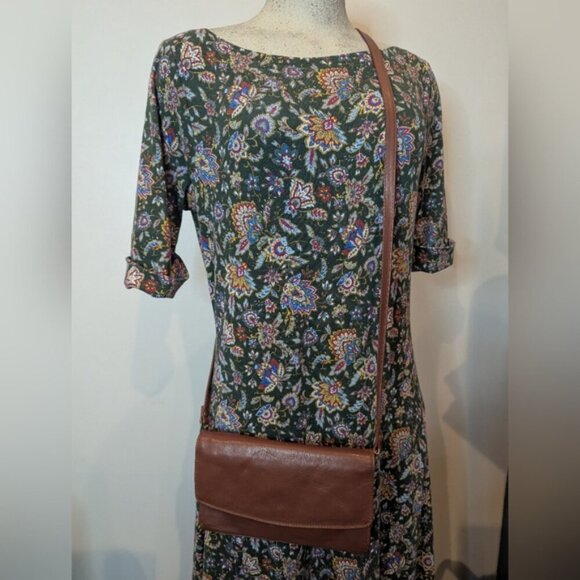 Derek Alexander Leather Classic Half Flap Organizer Purse Wallet - Picture 2 of 9